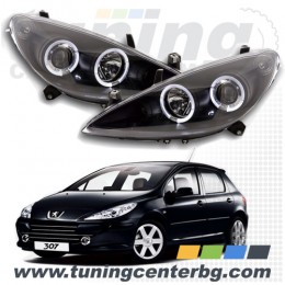 ФАРОВЕ ЗА PEUGEOT 307
Тунинг фарове за Peugeot 307 от 2001 до 08.2005 г.
Вградени лупи на къси светли.. Фарове за PEUGEOT 307 /без халоген/